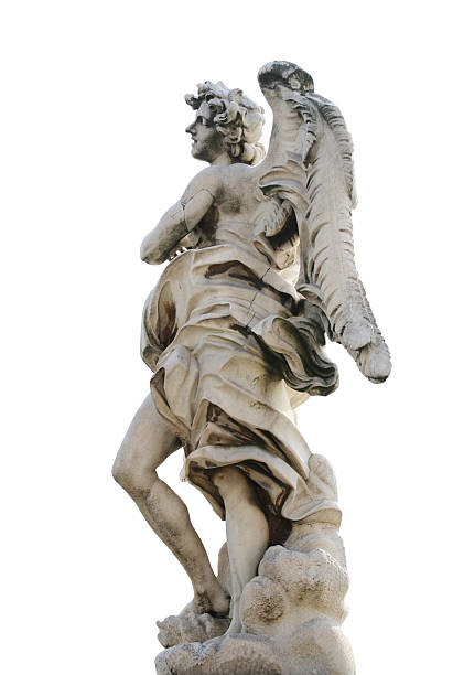 istock Angel isolated on white, Ponte Sant'Angelo 172778266