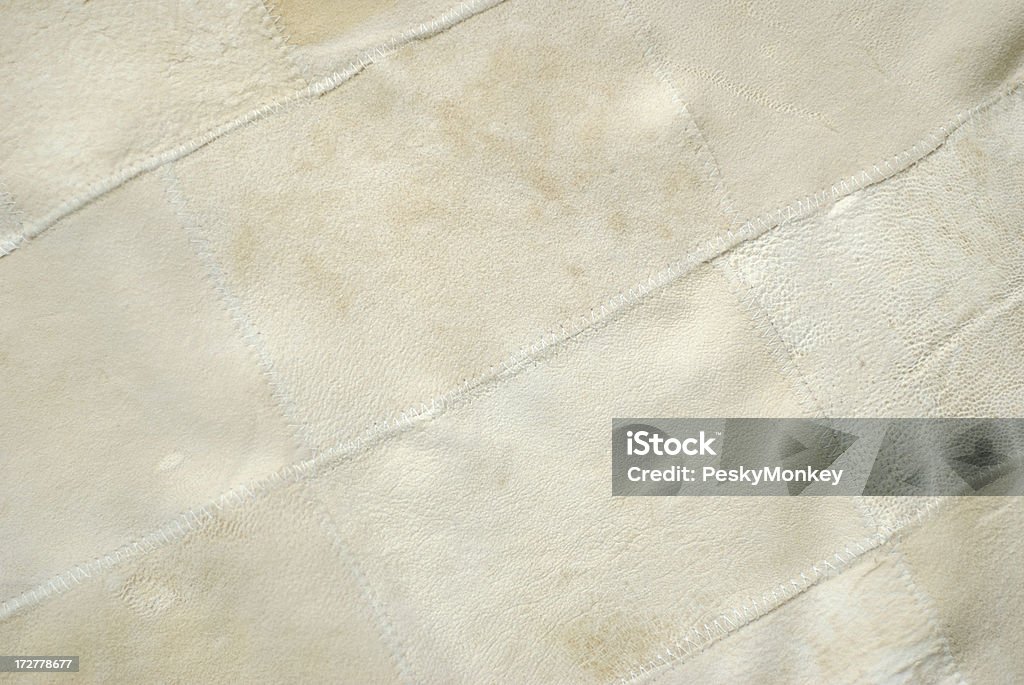Chamois branco textura - Foto de stock de Couro royalty-free