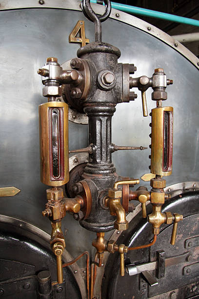 istock Detail of a steam engine 172778896