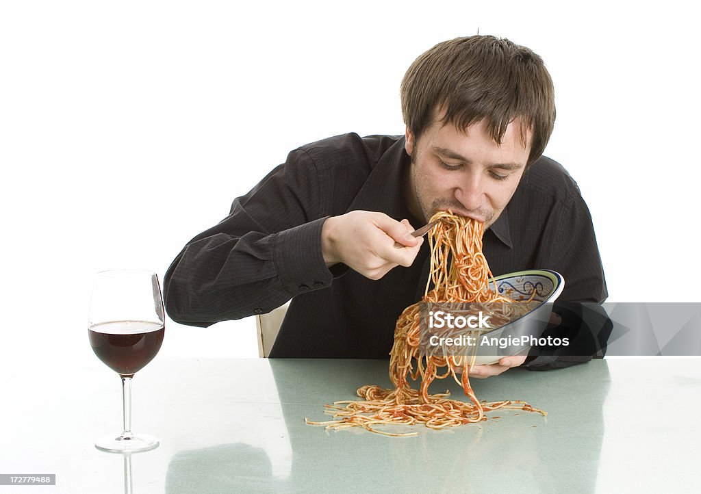 Gier - Lizenzfrei Essen - Mund benutzen Stock-Foto