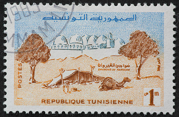 istock Tunisia desert stamp 172779816