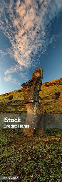 Easter Island Moai Statue Stock Photo - Download Image Now - Ancient, Ancient Civilization, Archaeology