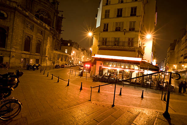 "Cafe in the Les Halles area, Paris"