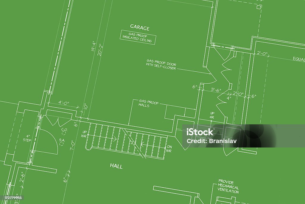 Green Print. Map Example Greenprint Stock Illustration - Download Image Now - Blueprint ...