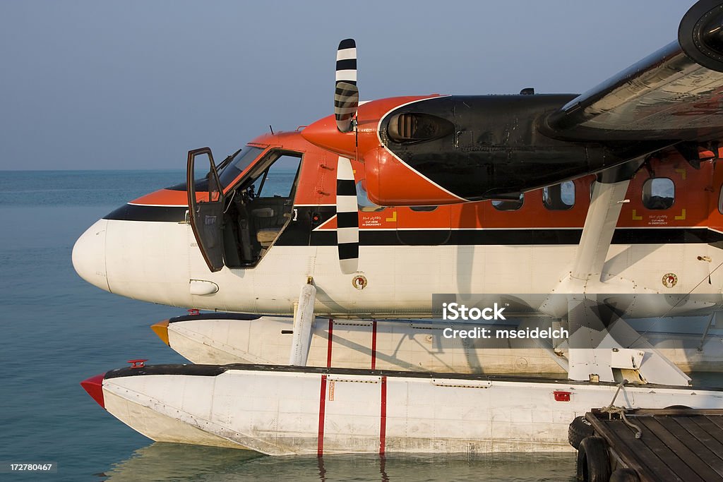 Air Taxi auf den Malediven - Lizenzfrei Cockpit Stock-Foto