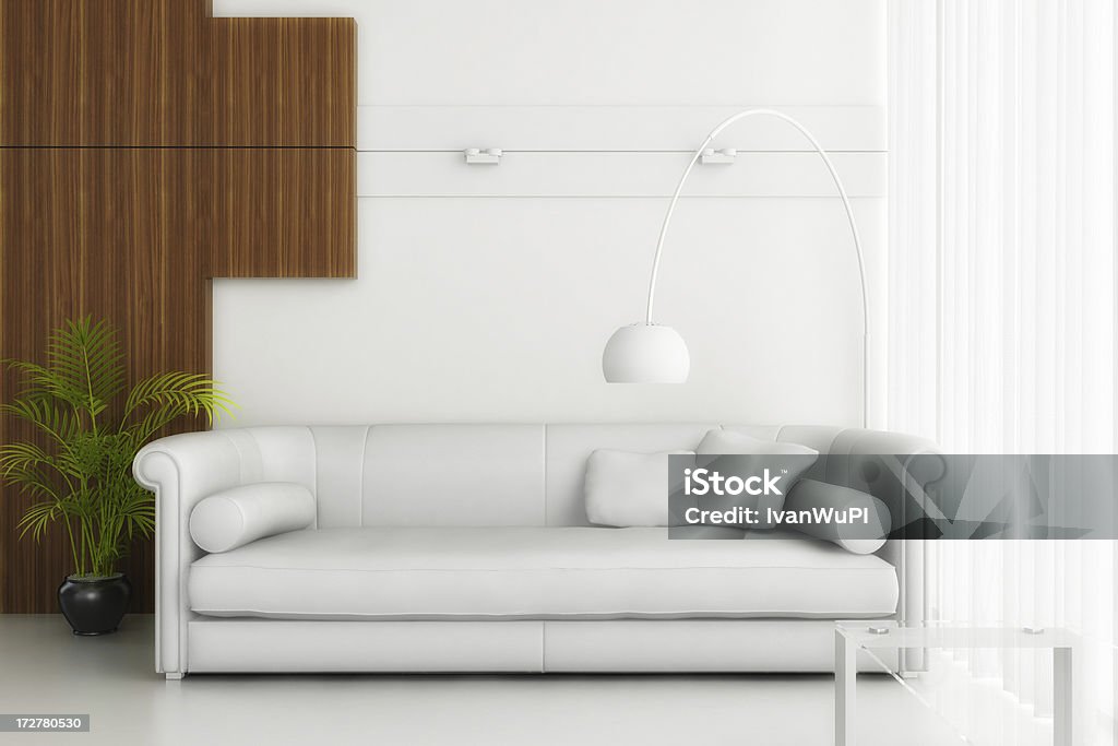 Moderne Interieur render (CGI - Lizenzfrei Architektonisches Detail Stock-Foto