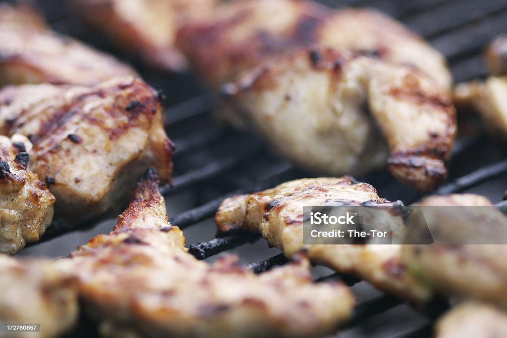 Gegrilltes Hühnchen - Lizenzfrei Extreme Nahaufnahme Stock-Foto