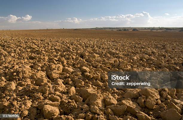 Plowed Сельскохозяйственная Поле — стоковые фотографии и другие картинки Без людей - Без людей, Горизонтальный, Зерновые