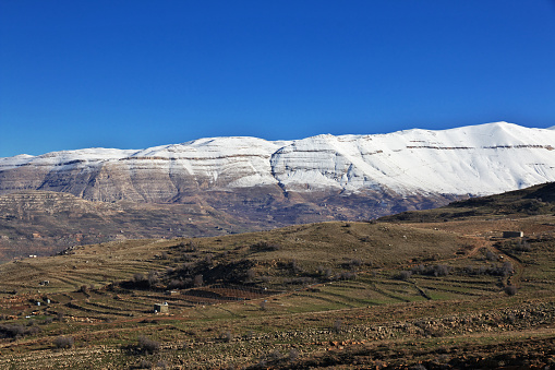 Kadisha Valley in mountains, Lebanon