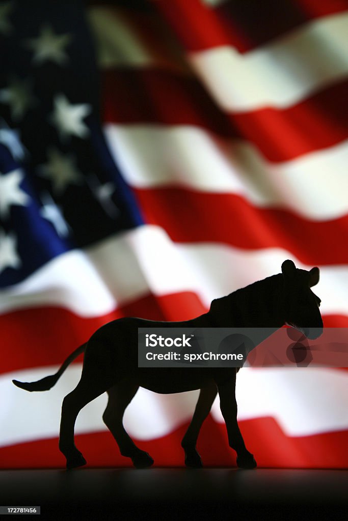 Abstimmung-Fraktion - Lizenzfrei Amerikanische Flagge Stock-Foto