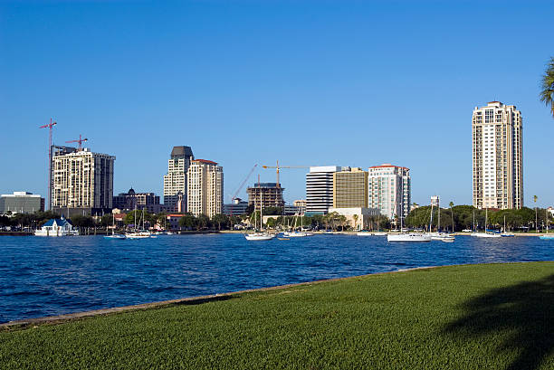 St. Petersburg, Florida skyline stock photo