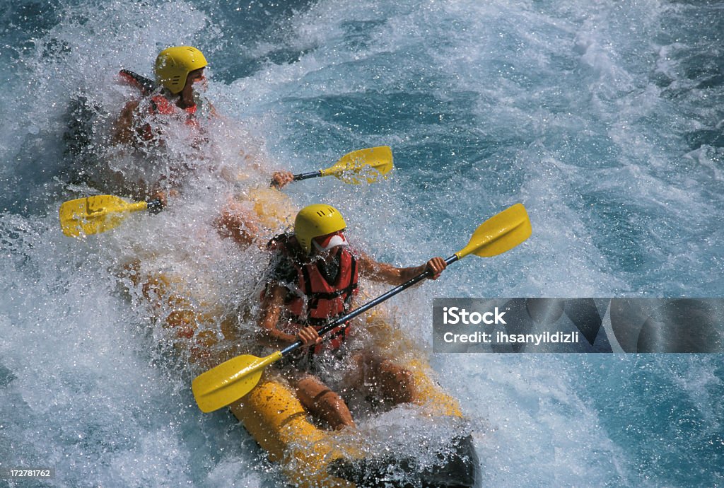 Rafting - Foto stock royalty-free di Canotto