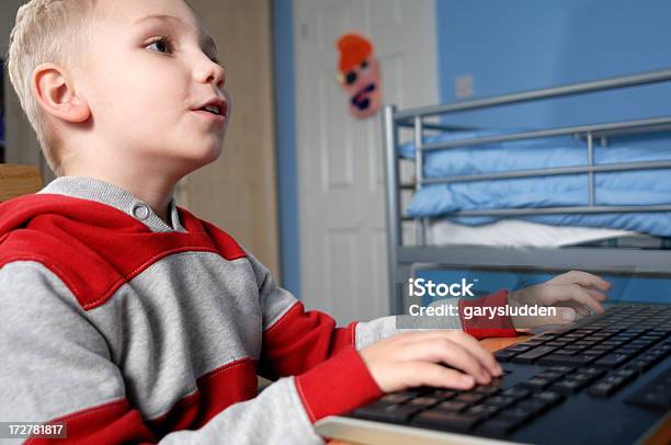 Homework Game Room Homework Or Computer Games Stock Photo - Download Image Now - 4-5 Years ...