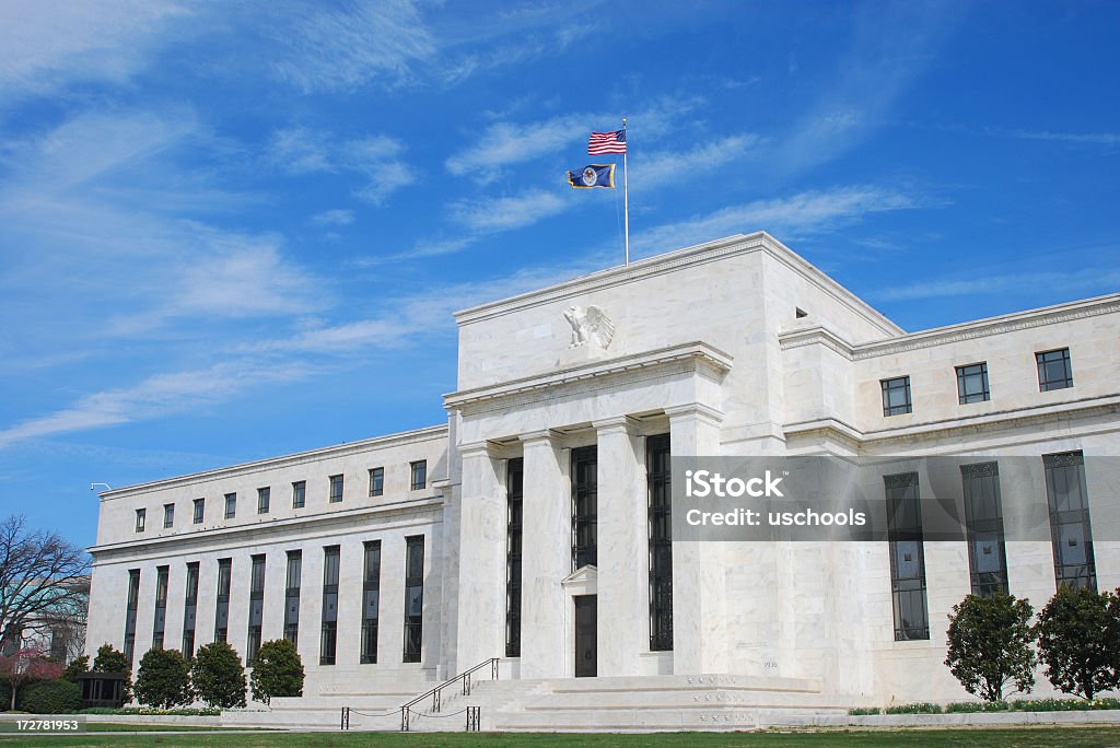The US Federal Reserve building in Washington DC The FED: US Federal Reserve, Washington DC Federal Reserve Building - Washington DC Stock Photo