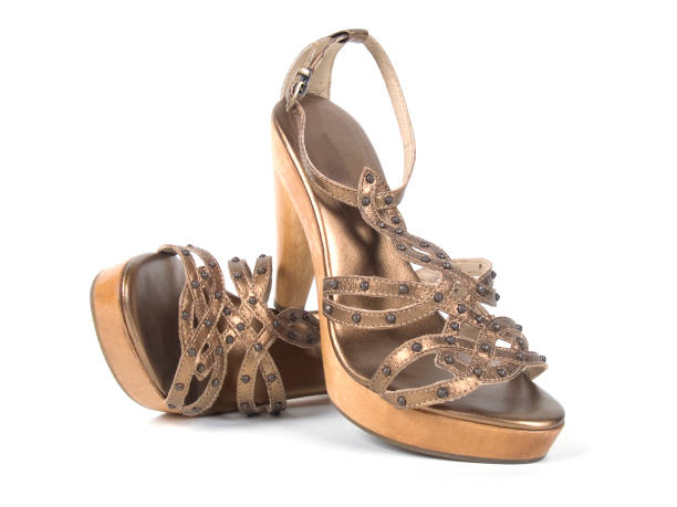 istock Gold Dress Shoes 172782301