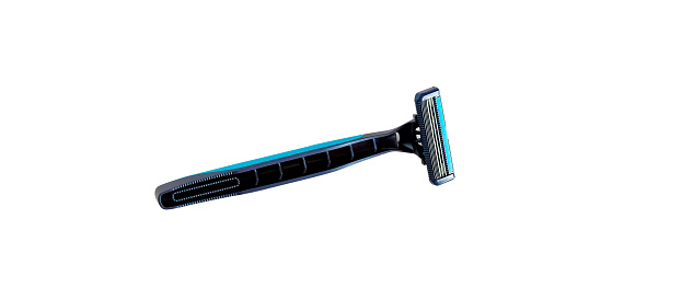 Disposable shaving razor isolated.clipping path.