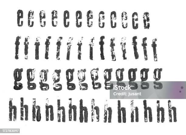 活版印刷小文字 Alphabets E H - アルファベットのストックフォトや画像を多数ご用意 - アルファベット, インク, エンタメ総合