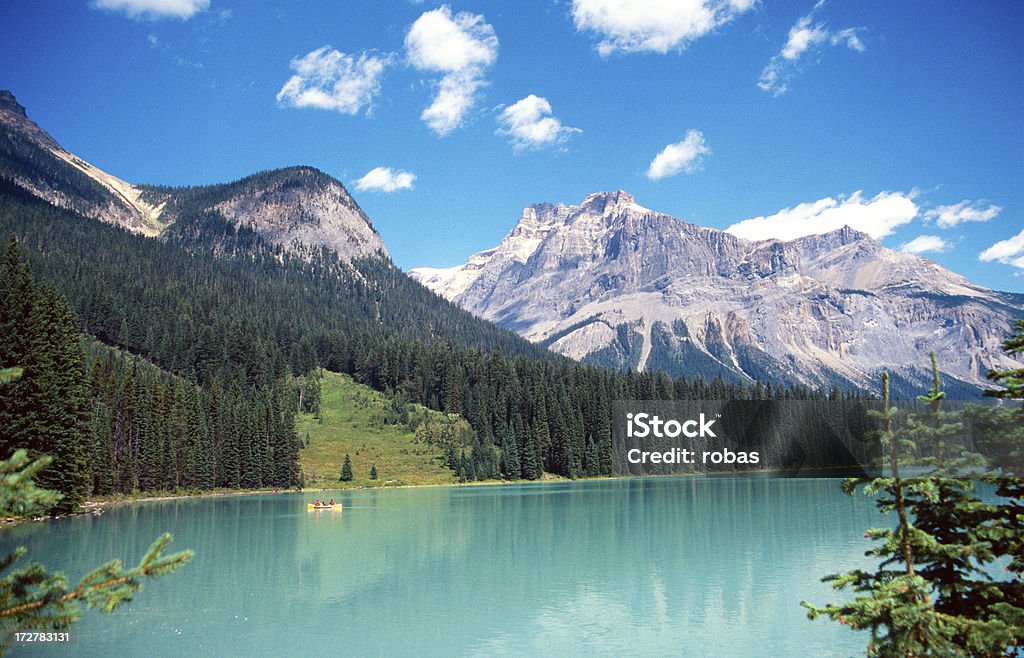 Lac Emerald Lake - Photo de Parc National de Yoho libre de droits