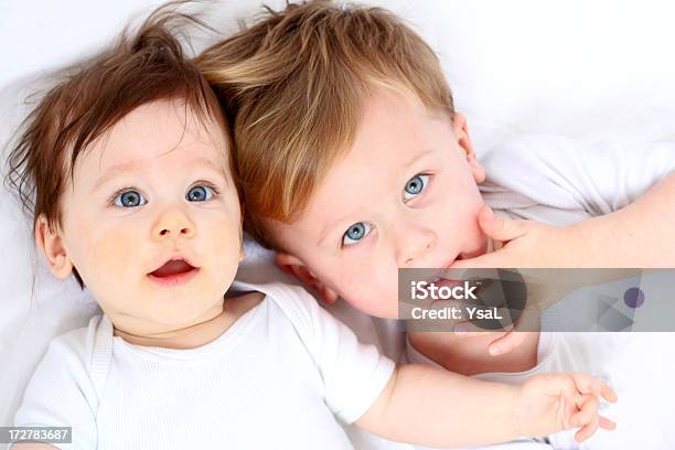 Happy Family Stock Photo - Download Image Now - Baby - Human Age, Brother, Cheerful