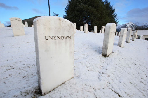 An unknown soldier at a military cemetery.