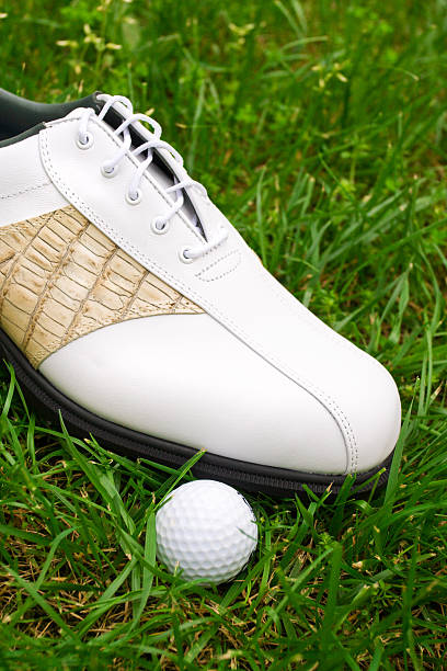 istock Golf Shoe and ball 172783878