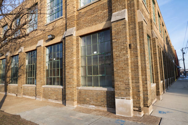 istock Factory Street Corner in Chicago 172784081