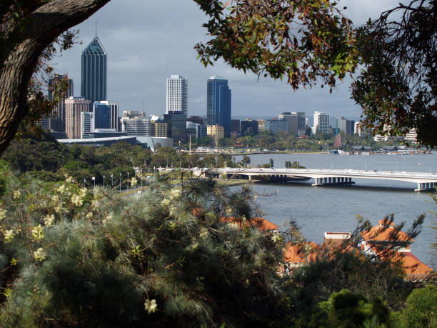 Perth Skyline stock photo