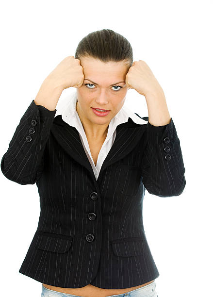 istock Businesswoman in stress 172784725