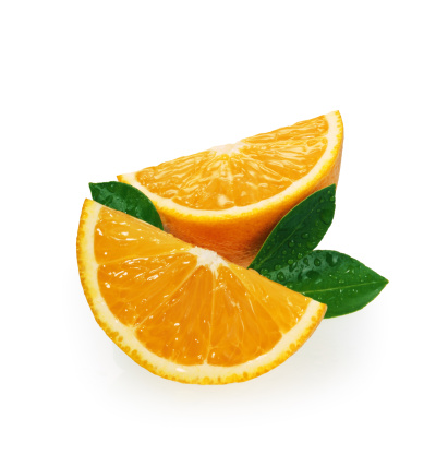 Oranges and Leafs. The file includes a excellent clipping path, so it's easy to work with these professionally retouched high quality image. Thank you for checking it out!