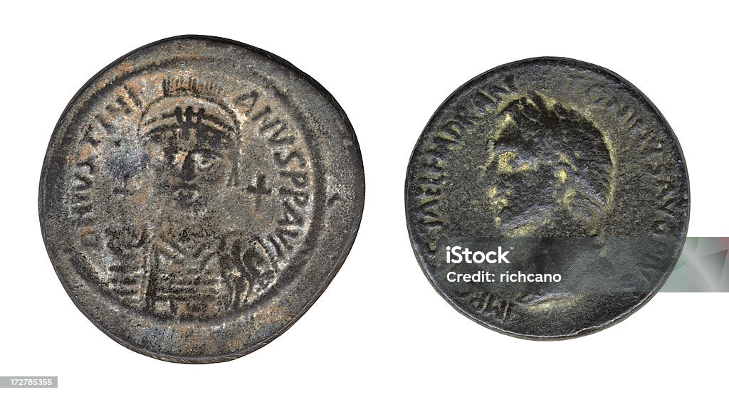 Roman moedas - Royalty-free Moeda Foto de stock