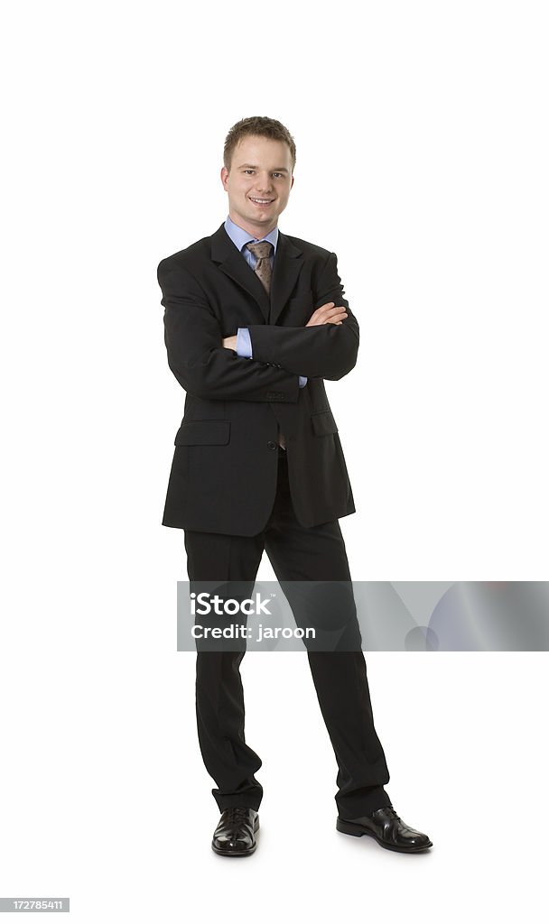 Giovane uomo d'affari felice - Foto stock royalty-free di 20-24 anni