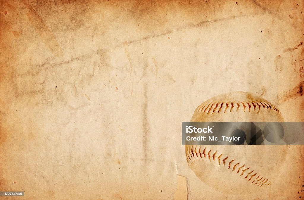 Béisbol papel XXXL - Foto de stock de Pelota de béisbol libre de derechos
