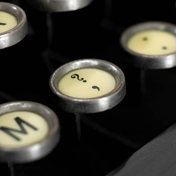 タイプライターキー - typewriter key 写真 ストックフォトと画像