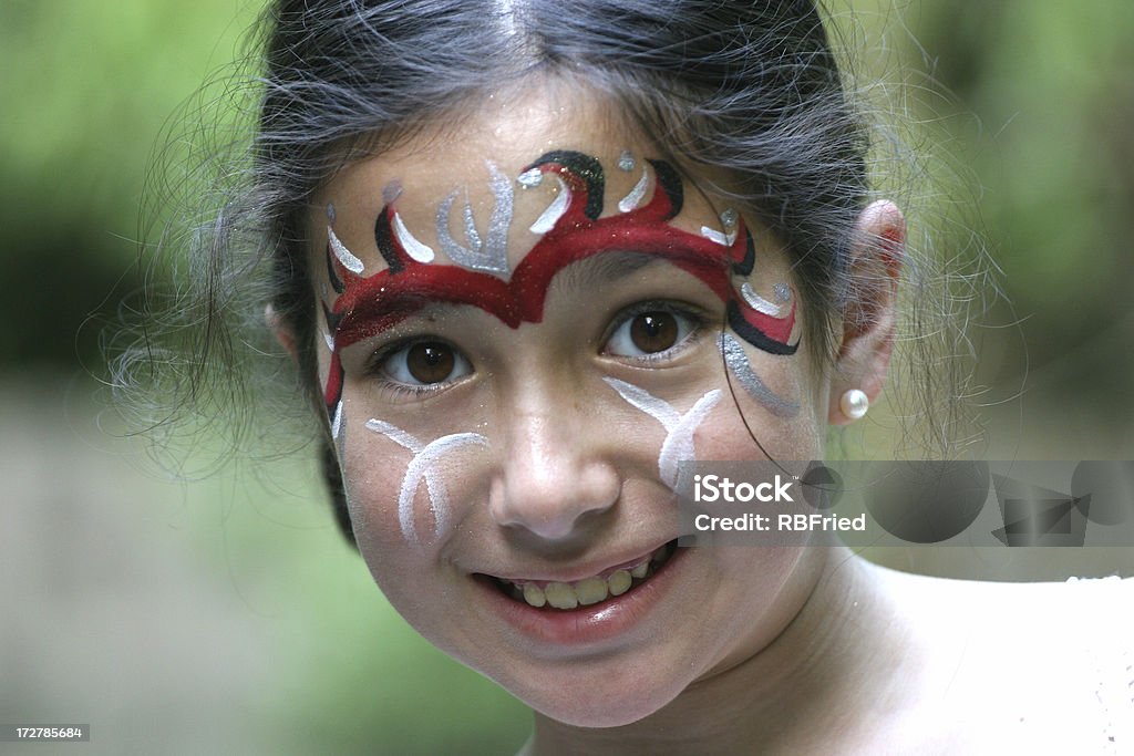 Chica en maquillaje - Foto de stock de Adolescencia libre de derechos