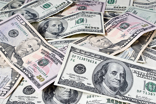 istock Pile of 20, 50 & 100 Dollar Bills #3 172785836