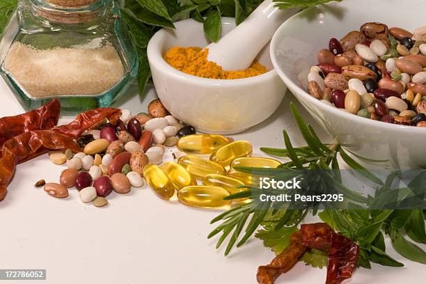 Herbs Series Stock Photo - Download Image Now - Capsule - Medicine, Pill, Alternative Medicine