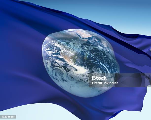 Bandiera Della Terra - Fotografie stock e altre immagini di Ambiente - Ambiente, Bandiera, Bandiera nazionale