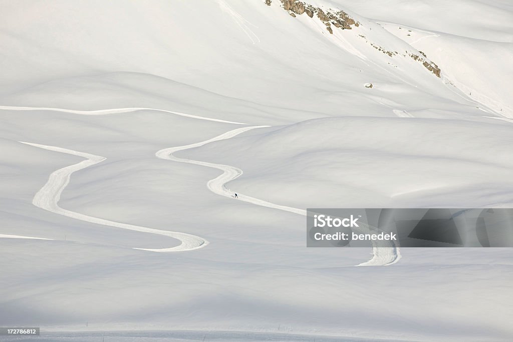 Ski de fond - Photo de Au loin libre de droits