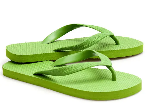 Photo of green flip-flop