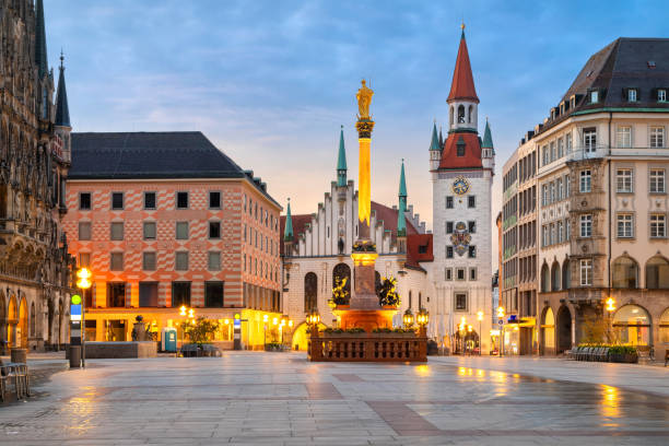 istock Marienplatz square in Munich 1727878358