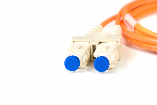 Fiber Intercon Fiber Interconnect Cable Stock Photo - Download Image Now - Blue, Close ...