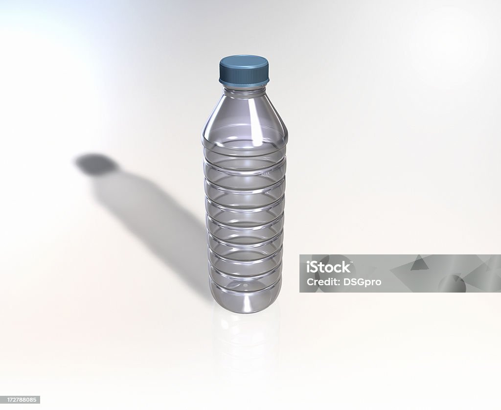 Bottle of water Pure plastic Bottle Three Dimensional Stock Photo