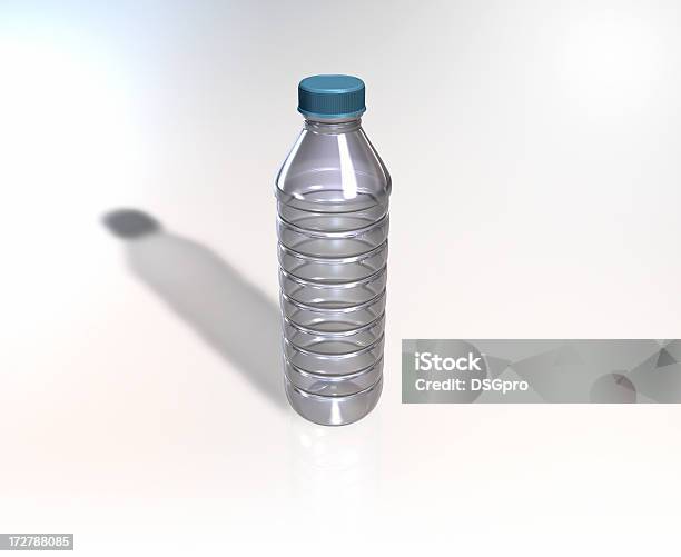 Bottle Of Water Stock Photo - Download Image Now - Three Dimensional, Water Bottle, Bottle