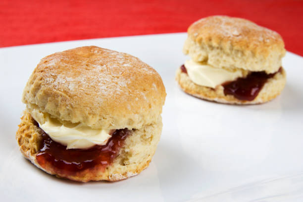 istock Scone with jam and clotted cream 172788752