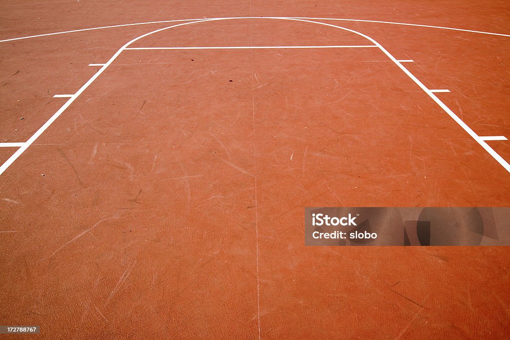 Campo de basquetebol - Royalty-free Alfalto Foto de stock