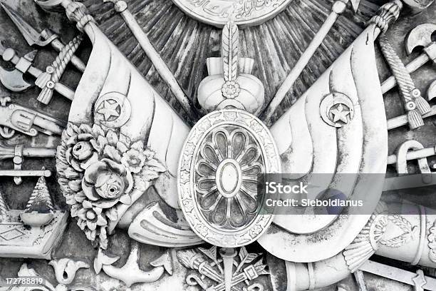 Ornamental Turkish Marble Plate Stock Photo - Download Image Now - Art, Art And Craft, Axe