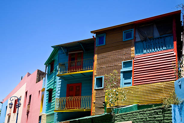 la boca, buenos aires, argentine - argentina buenos aires door la boca photos et images de collection