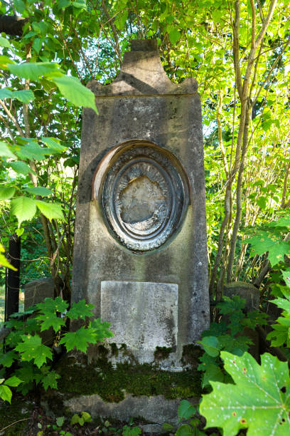 Cimitero di Bernardino, Vilnius in Lituania - foto stock