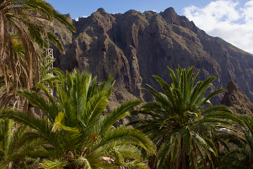View seen from the village Masca in Tenerife.