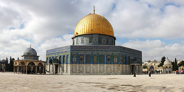 domo da rocha - jerusalem dome jerusalem old city dome of the rock - fotografias e filmes do acervo